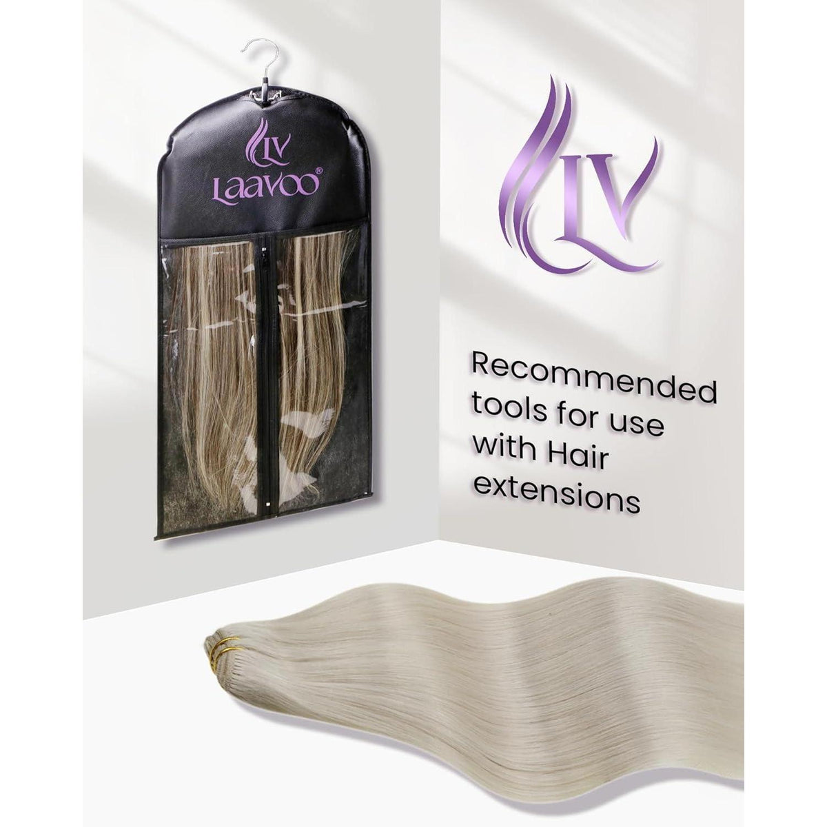 Echthaar Haarverlängerung Blond Clip-in 30cm #60