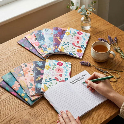 Mini Notizbücher 12er Set – Pocket Notizhefte für Schule & Büro