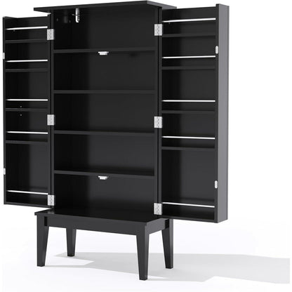 Vintage Küchenschrank mit 2 Türen – geräumiger Aufbewahrungsort