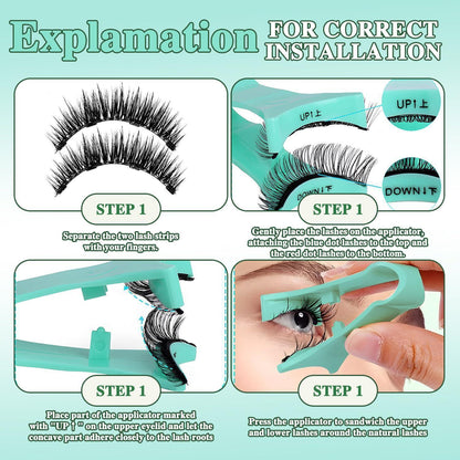 Magnetische Wimpern Set ohne Kleber – Wiederverwendbar & Perfekt für Unterwegs