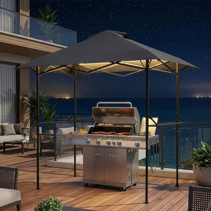Faltbarer Grillpavillon 255x150x240 cm – Wetterfest & Robust