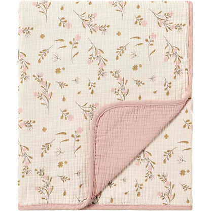 Baby Geschenkset Neugeborene – Rosa Decke, Taggie & Kuscheltier