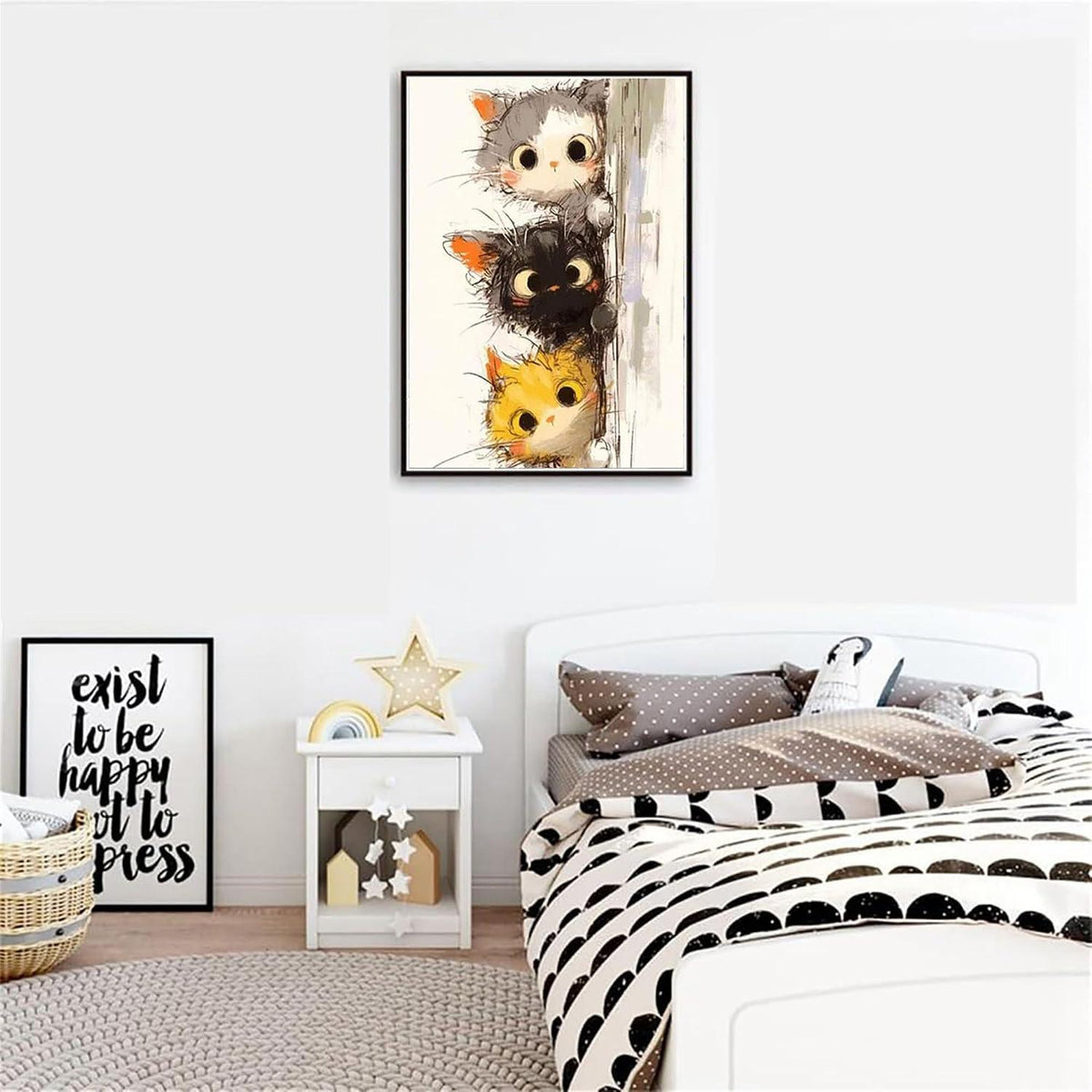 Malen nach Zahlen Katze – Peeking Kittens Trio Set