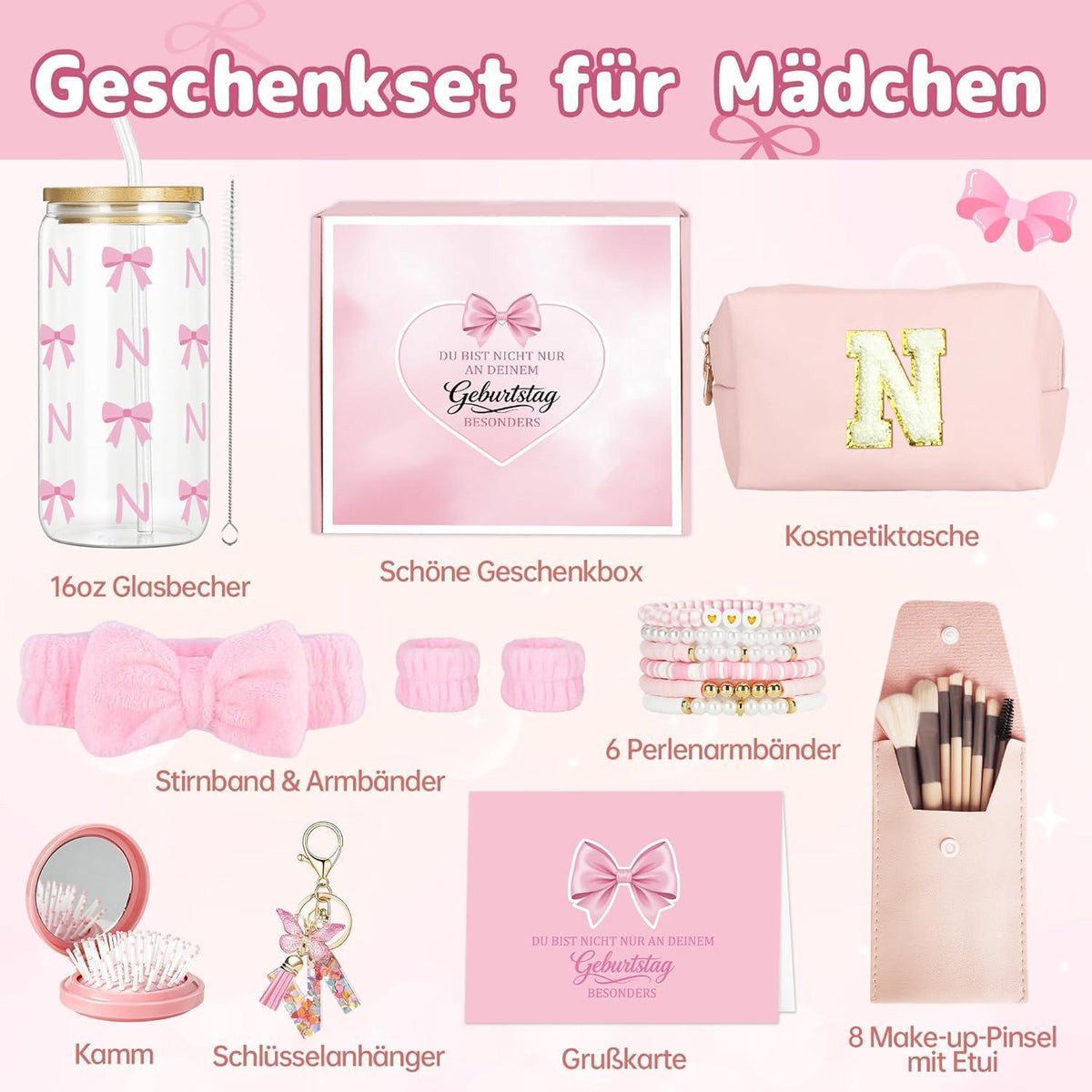 Geschenkset für Mädchen Teenager 9-15 Jahre | Geburtstag Geschenk