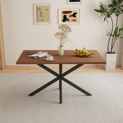 Esstisch Set mit 6 Cord-Stühlen – Modern & Komfortabel