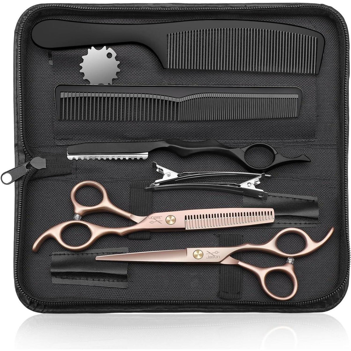 Friseurscheren Set & Machete Bundle – Profi Haarschneideschere & Outdoor Messer