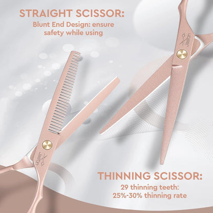 Friseurscheren Set & Machete Bundle – Profi Haarschneideschere & Outdoor Messer