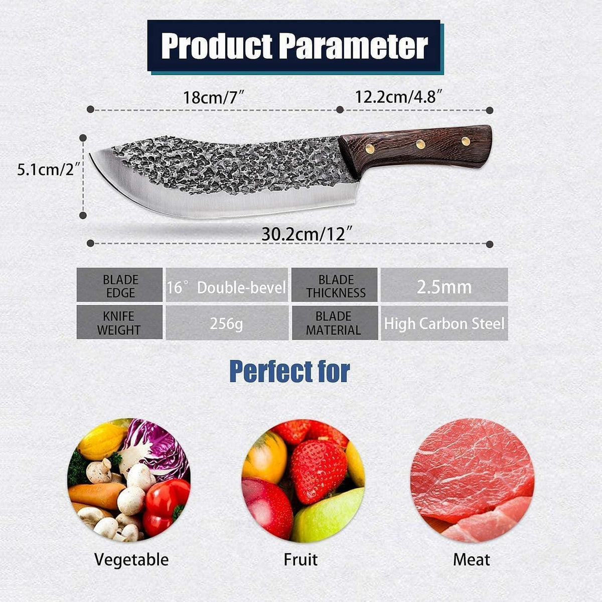 Friseurscheren Set & Kochmesser Bundle – Profi Haarschneideschere + 30cm Fleischmesser