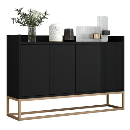 Sideboard 120cm – Küchenschrank mit Arbeitsplatte & Regalen