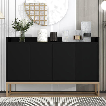 Sideboard 120cm – Küchenschrank mit Arbeitsplatte & Regalen