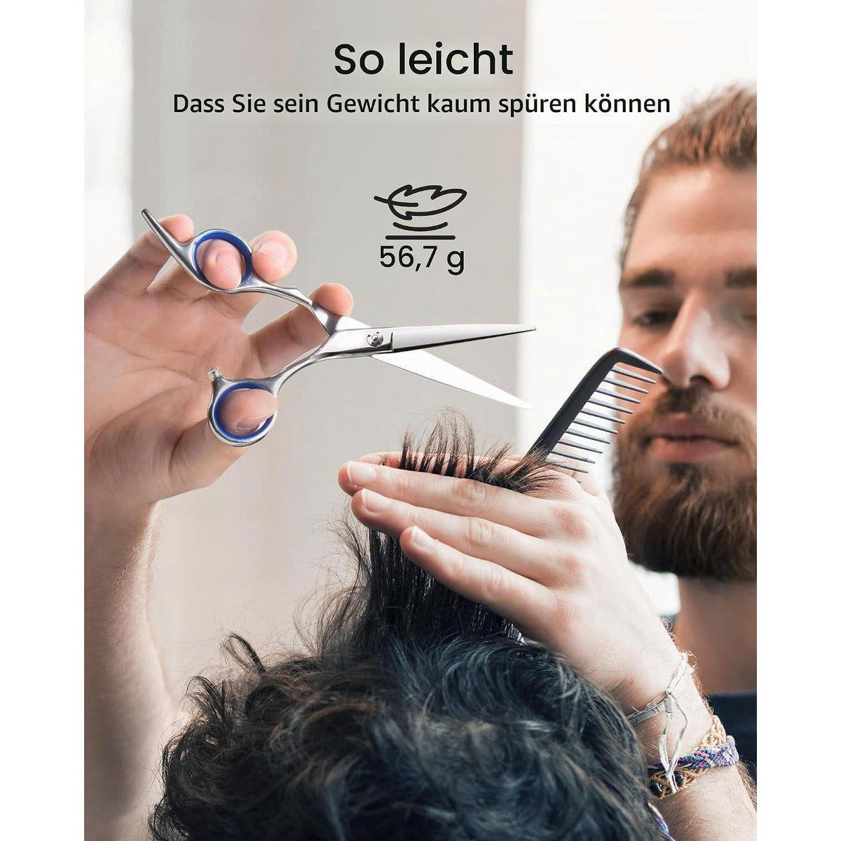 Haarschneideschere Japanischer Edelstahl 5,5 Zoll Rechtshänder