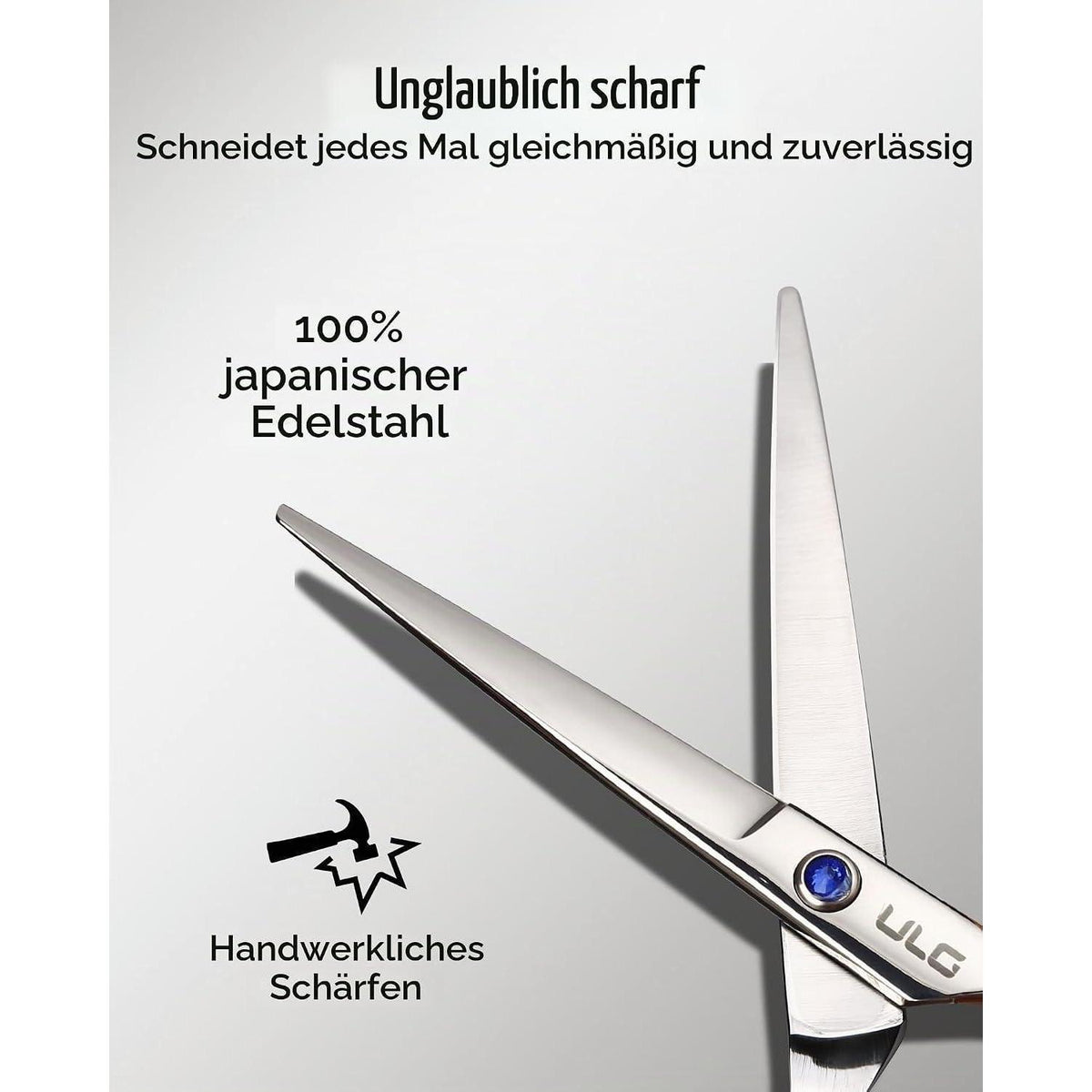 Haarschneideschere Japanischer Edelstahl 5,5 Zoll Rechtshänder