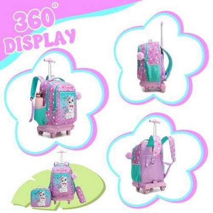Schulrucksack Trolley Mädchen – Ergonomisch & Robust (1.-4. Klasse)