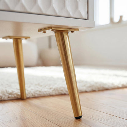 Weißes Sideboard 160cm mit Strukturfront – Viel Stauraum