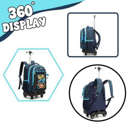 Schulrucksack Trolley Jungen – Ergonomischer Rollenrucksack B-game