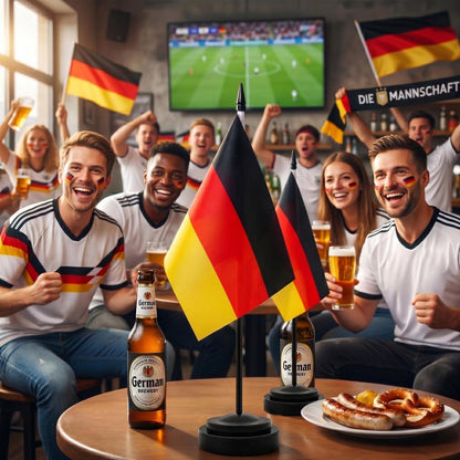 Deutschland Tischflaggen 2er Set WM 2026 – Büro & Home Deko