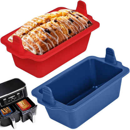 Silikon Backform für Heißluftfritteuse – 2er Set, Mini Kuchenform