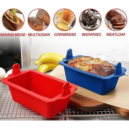 Silikon Backform für Heißluftfritteuse – 2er Set, Mini Kuchenform