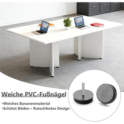 Modularer Konferenztisch, Erweiterbar für 4-12 Personen, 540 cm, Light Brown