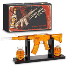 Whiskey Dekanter Set mit Gläsern & Trichter – Geschenk für Männer