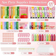 100-teiliges Hautpflege Geschenkset für Frauen & Mädchen