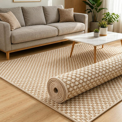 Waschbare Fußmatte für Innen & Außen, 70x100cm Braun