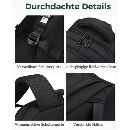 Schulrucksack Mädchen Braun – 30L Laptopfach & Ergonomisch