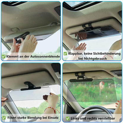 Auto Sonnenblende Verlängerung polarisiert & Anti-Blendung