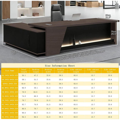 Moderner L-förmiger Schreibtisch mit Stauraum – Großzügiger Bürotisch für Büro & Homeoffice
