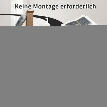 Modulares Ecksofa mit Cord – Tiefes Sitzsofa, Schwarz 2C1S+2O