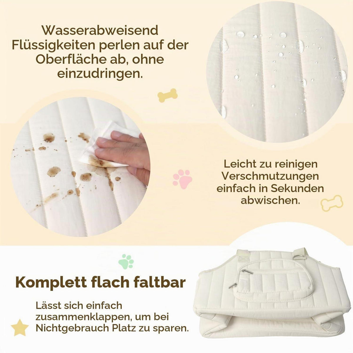 Hundetasche faltbar für kleine Hunde bis 5kg