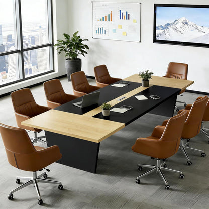 Moderner Konferenztisch 360x120cm – Stabiler Besprechungstisch für Büro