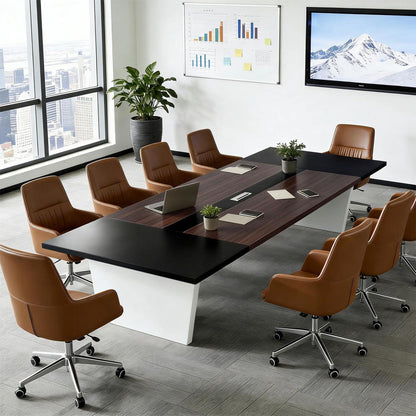 Moderner Konferenztisch 360x120cm – Stabiler Besprechungstisch für Büro