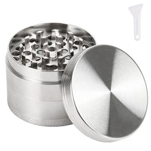 Edelstahl Kräutermühle 55mm – 4-teilig mit Pollen Scraper