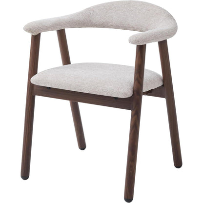 Küchenstuhl 2er Set, Moderner Esszimmerstuhl mit Stoff & Metall