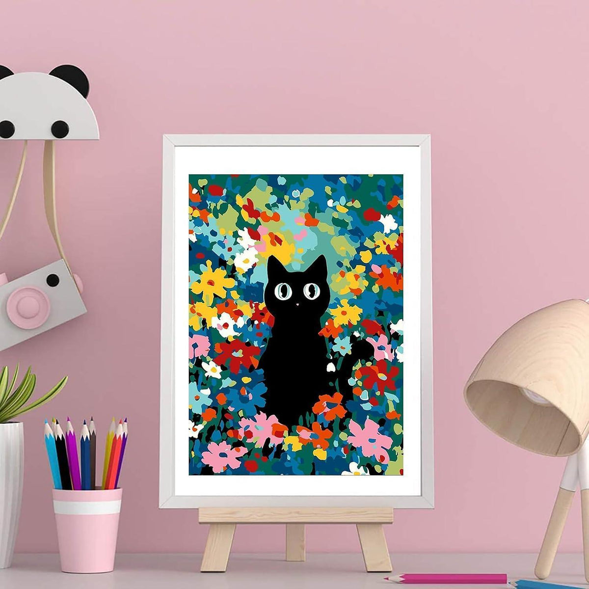 Malen nach Zahlen Katze – DIY Bastelset für Erwachsene