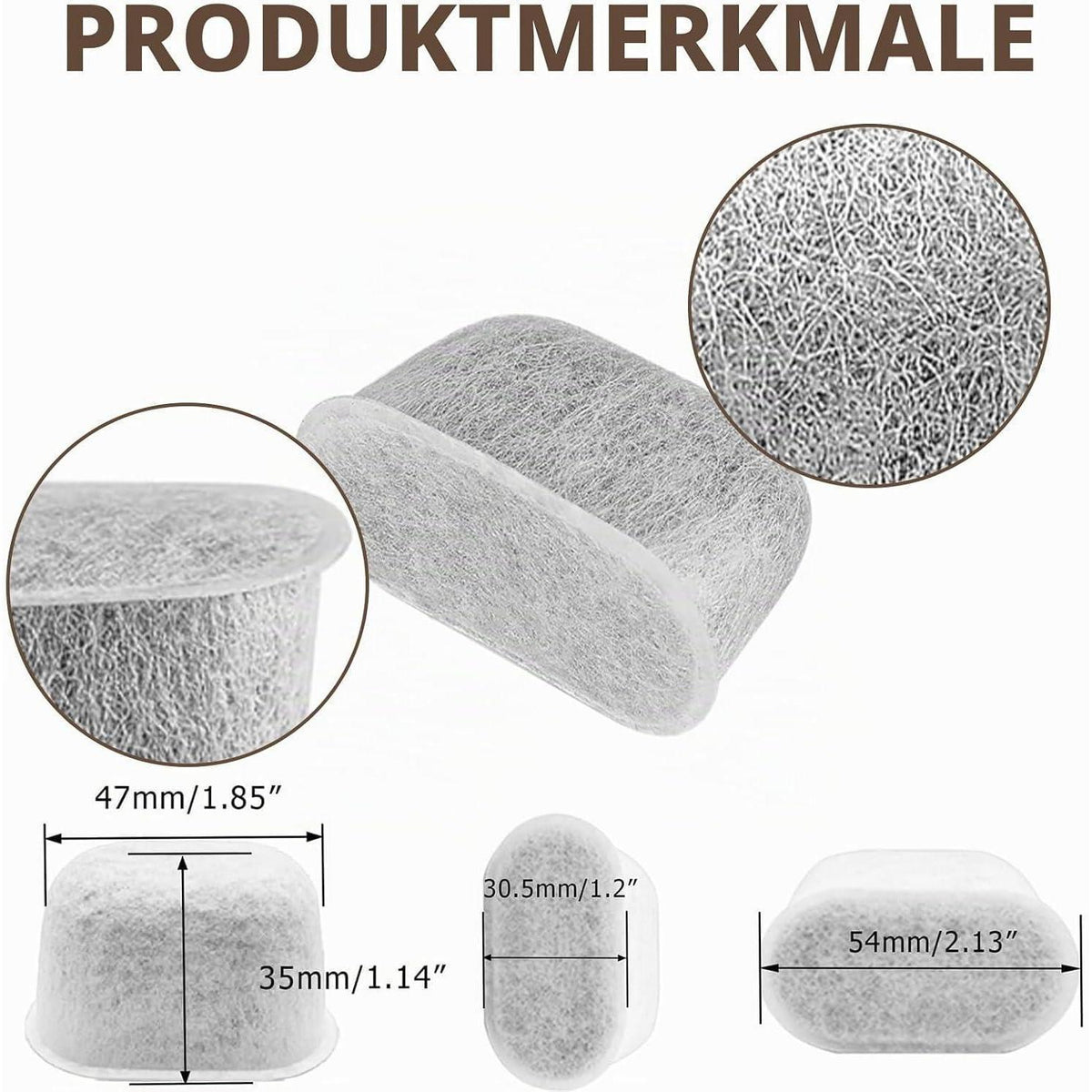 30x Wasserfilter für Ninja Luxe Café – Aktivkohle Sparpack