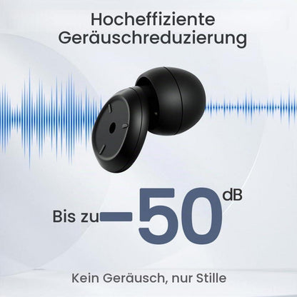 Schlaf-Ohrstöpsel 50dB – Ultraweiche, Wiederverwendbare