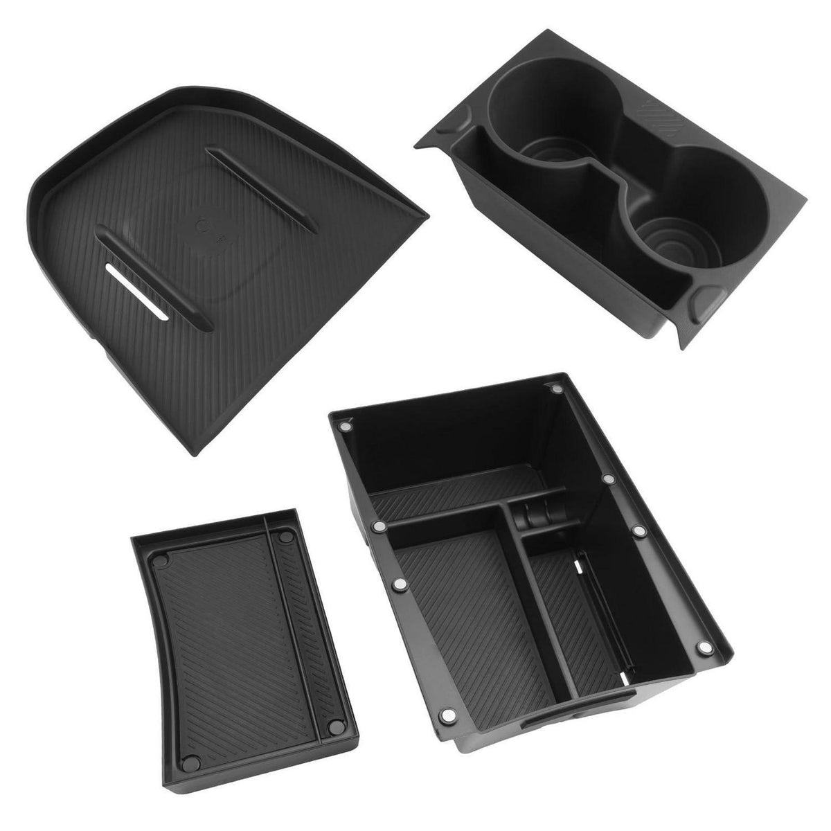 Kia EV3 Organizer Set 3-teilig – Ablage, Getränkehalter, Matte