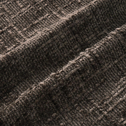 2x Chenille Kissenbezug 40x40 Braun - Weich & Gemütlich