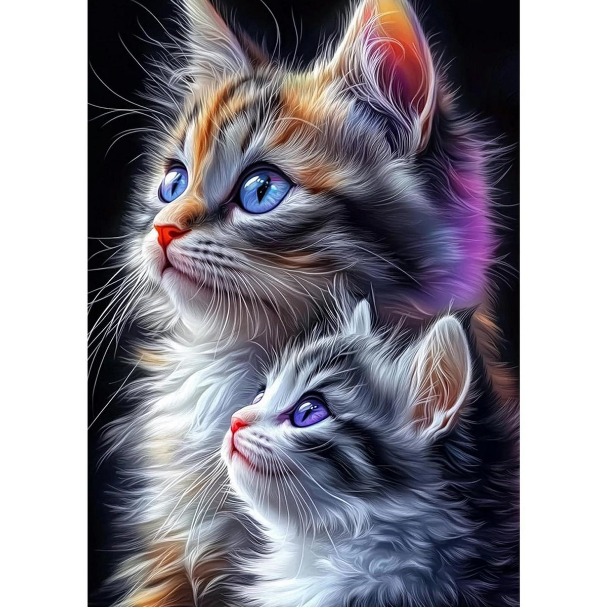 Diamant Malerei Katze 5D DIY Set für Erwachsene Anfänger