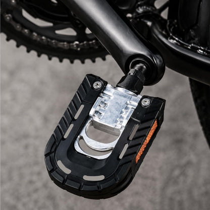 Fahrradpedale 2er-Set mit Reflektoren, rutschfest & CNC Aluminium