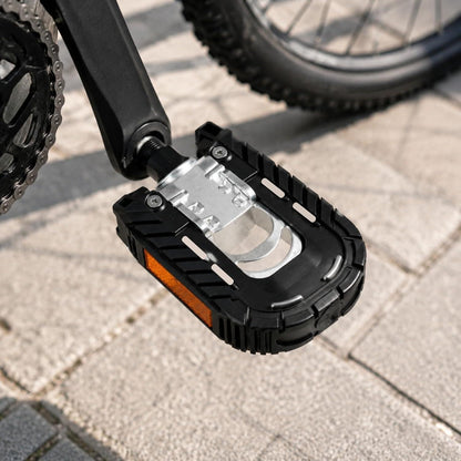 Fahrradpedale 2er-Set mit Reflektoren, rutschfest & CNC Aluminium