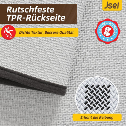 Waschbare Türmatte Grau – Rutschfest & Saugfähig 50x80cm