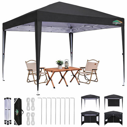 Faltpavillon 3x3 Wasserdicht mit Seitenwänden – Partyzelt & Festzelt