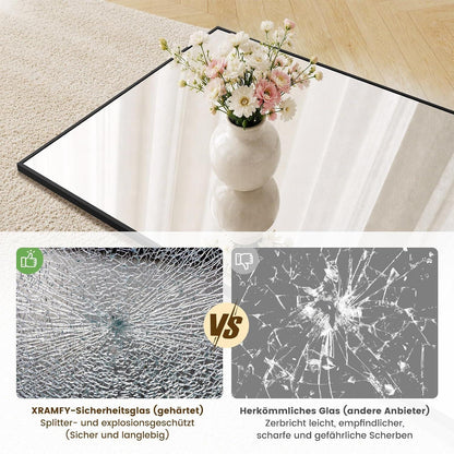 Ganzkörperspiegel 193x86cm – Standspiegel mit Aluminiumrahmen