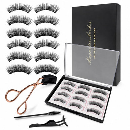 3 Paar Magnet Wimpern – Natürlicher Look & Wiederverwendbar