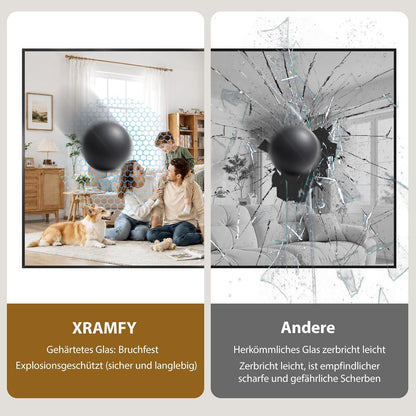 Badspiegel 127x75cm mit ESG-Glas & Rostschutz