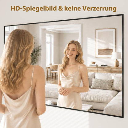 Wandspiegel 90x75cm mit ESG-Glas & Rostfreiem Rahmen