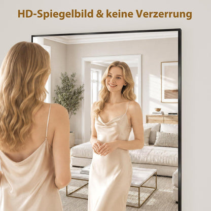 Großer Wandspiegel 121x91cm – Rostfrei & Sicherheitsglas